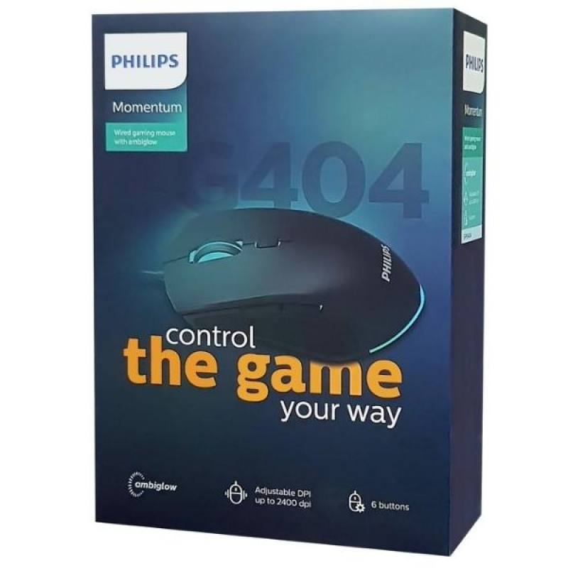 gaming mouse philips g404 box