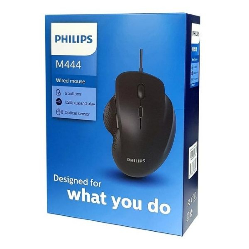 PHILIPS mouse ypologisti ensirmato 3200DPI USB m444