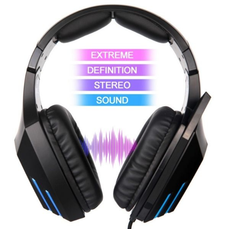 gaming headset sades sa 819 memory foam extreme definition stereo sound